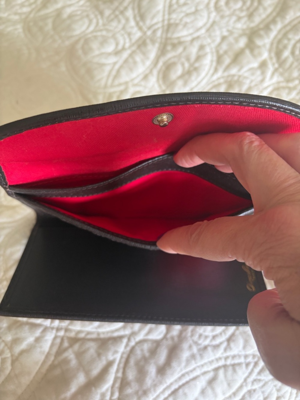 DOONEY & BOURKE Gretta Continental Monogram Wallet Bordeaux - Picture 9 of 12